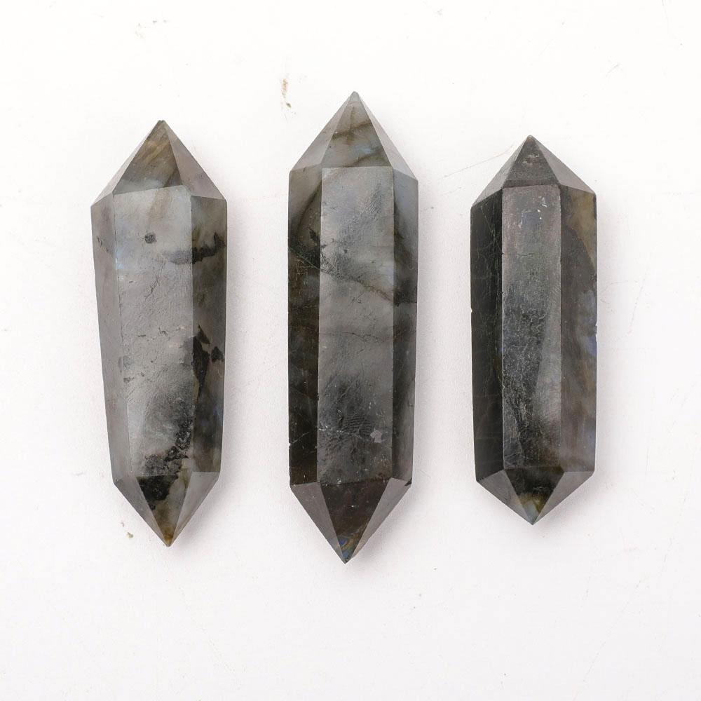 Set of 3 Labradorite Double Terminated Points Crystal wholesale suppliers