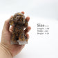 Resin Dog Figurines with Tiger Eye Gravel Toy Poodle for Kids Gifts
