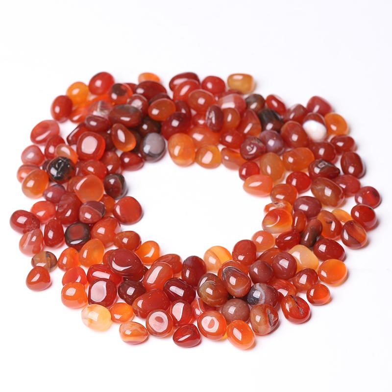 0.1kg Hot Sale Natural Carnelian Round Tumbles Crystal wholesale suppliers