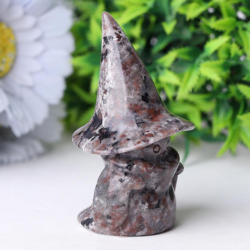 3" Yooperlite Baby Witch Wizard Crystal Carvings for Halloween Crystal wholesale suppliers