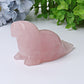 3.8" Rose Quartz Seal Crystal Carvings Crystal wholesale suppliers