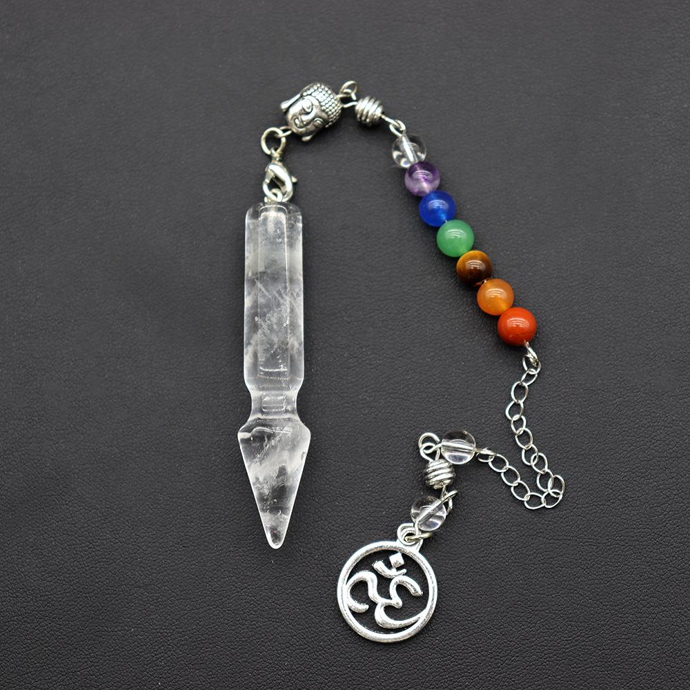 7 Chakra Healing Crystal Dowsing Pendulum Reiki Balance Meditation Jewelry Crystal wholesale suppliers