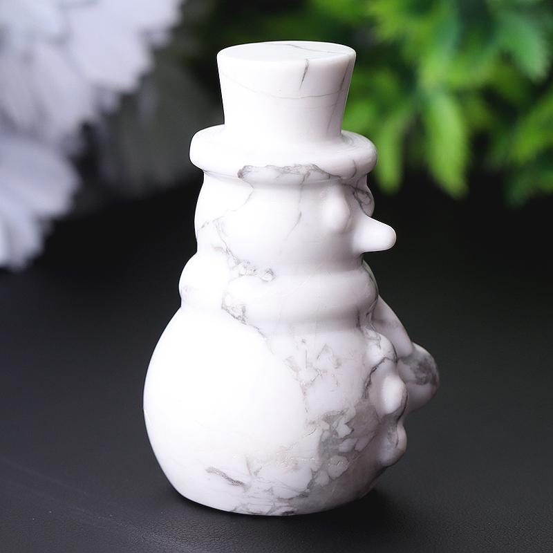 2.35" Howlite Snowman Crystal Carvings Crystal wholesale suppliers