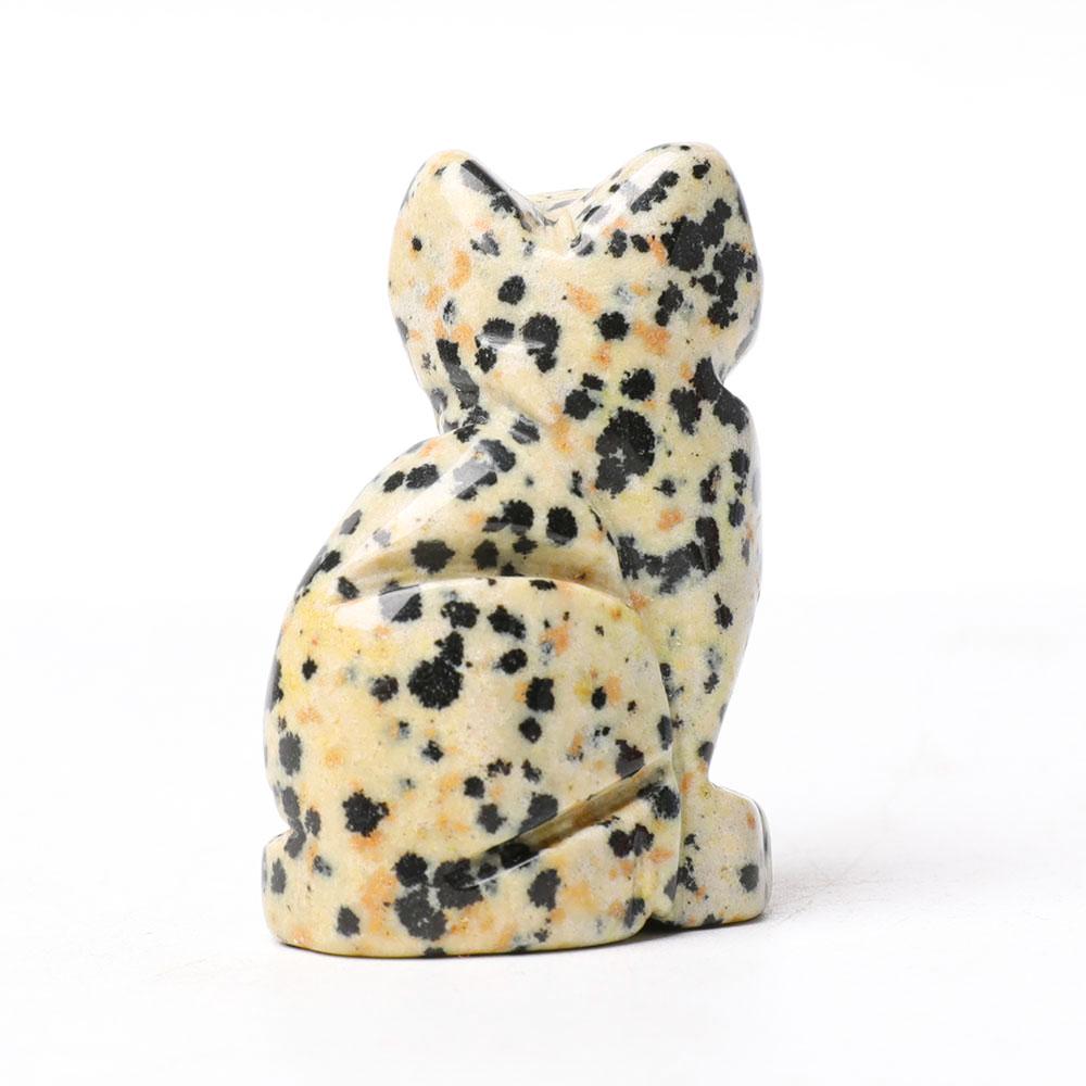 1.5" Dalmatian Cat Figurine Crystal Carvings Crystal wholesale suppliers