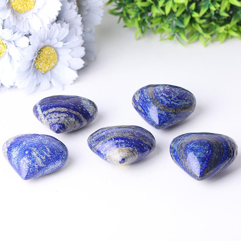 2.0-2.5" Lapis Heart Shape Crystal Carvings Crystal wholesale suppliers