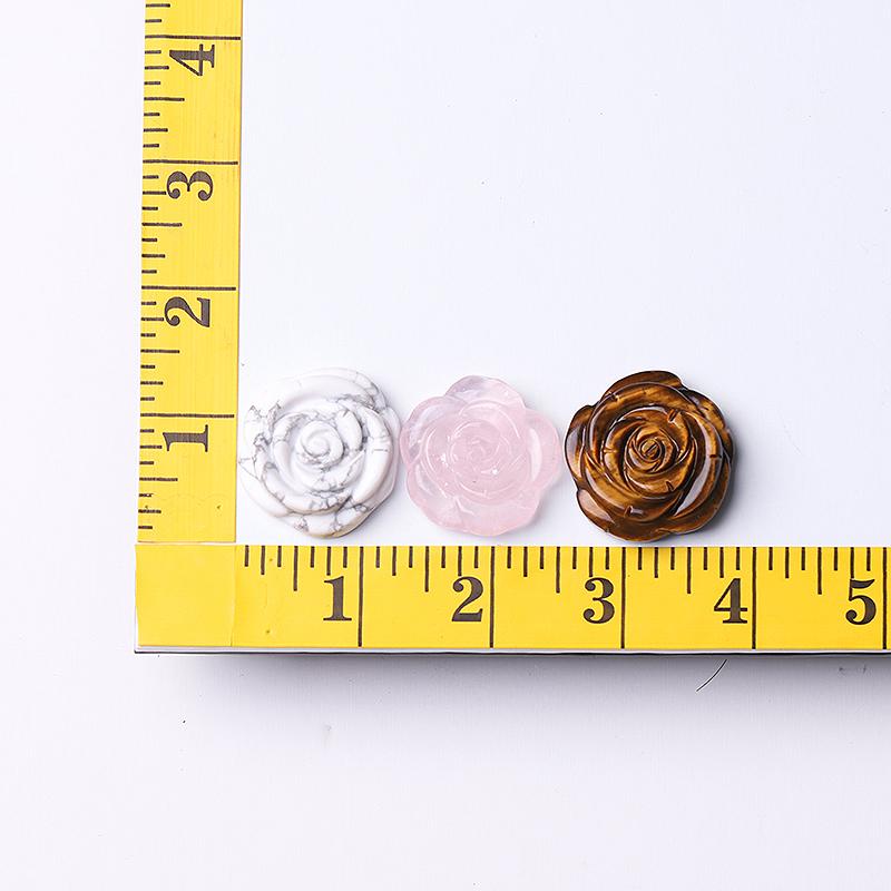 1.2" Rose Flower Crystal Carvings Crystal wholesale suppliers