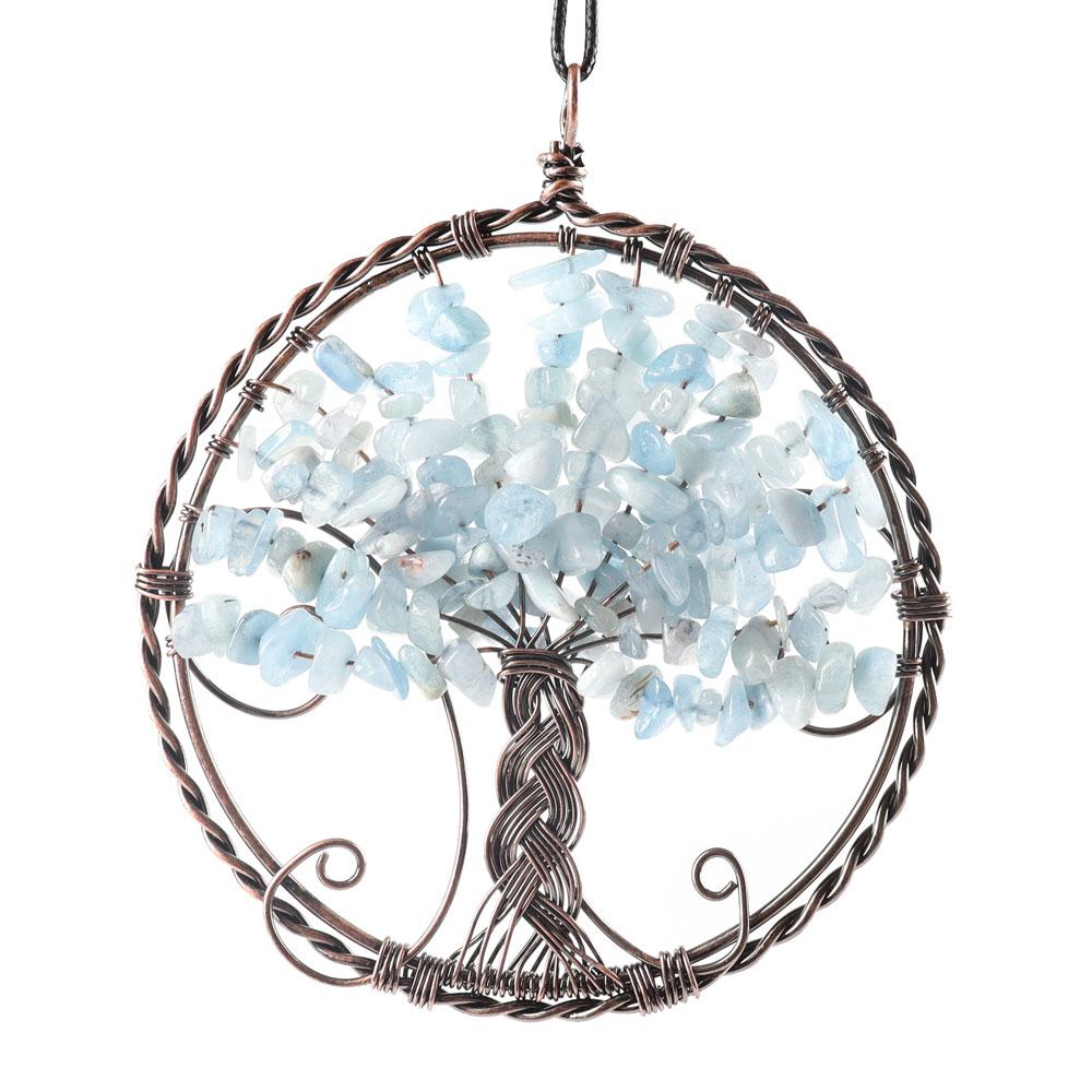 Healing Crystal Jewelry Tree of Life Wire Wrapped Pendant Crystal wholesale suppliers