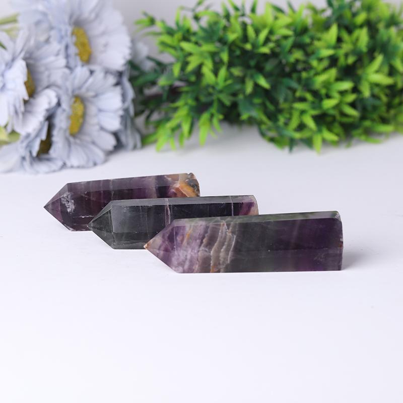 Wholesale Natural Rainbow Fluorite Tower for Decoration Crystal wholesale suppliers