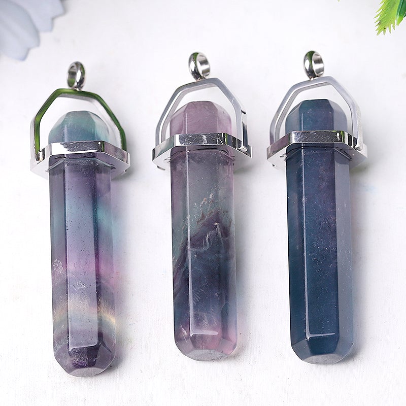 2.3" Fluorite Crystal Pendant Crystal wholesale suppliers