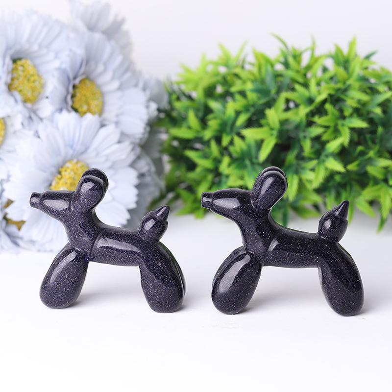 2.8" Balloon Dog Crystal Carvings Crystal wholesale suppliers