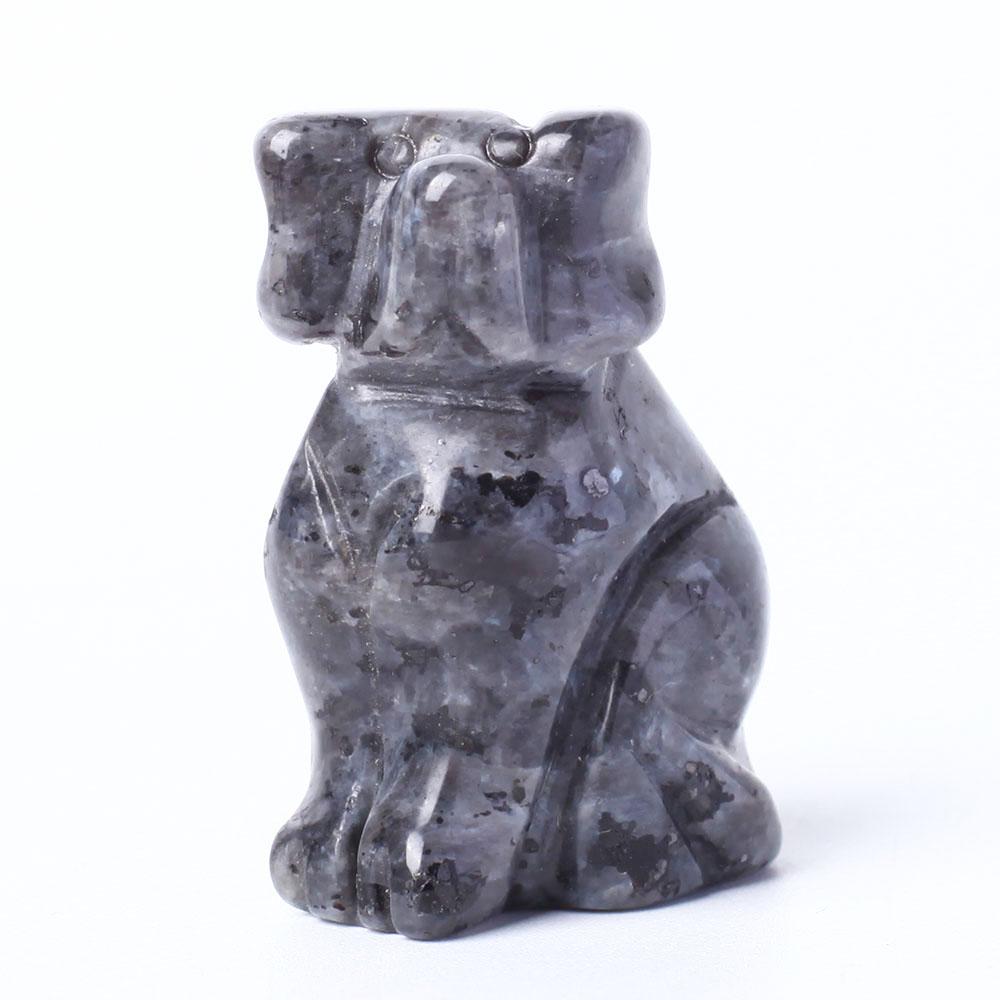 Hand Carved Polished Dog Figurine Crystal Carvings Crystal wholesale suppliers