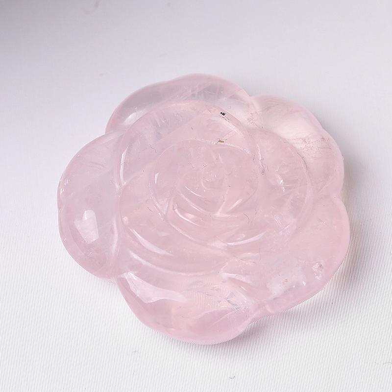 1.2" Rose Flower Crystal Carvings Crystal wholesale suppliers