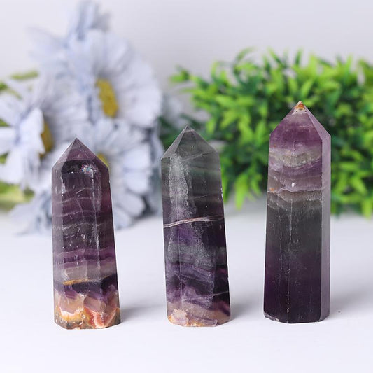 Wholesale Natural Rainbow Fluorite Tower for Decoration Crystal wholesale suppliers