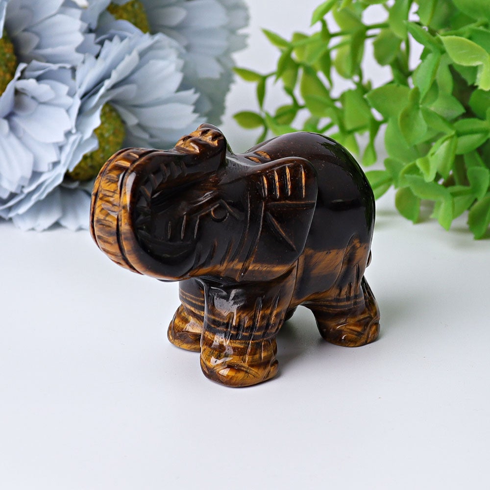 3" Elephant Crystal Carvings Crystal wholesale suppliers