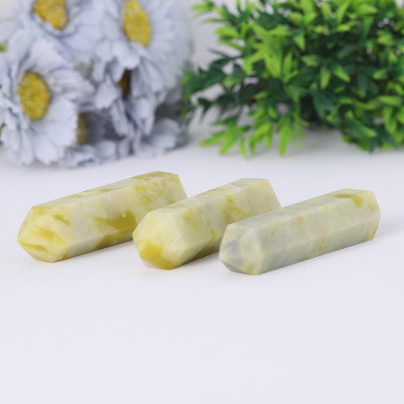 Wholesale Natural Serpentine Jade Points Healing Crystal Tower Crystal wholesale suppliers