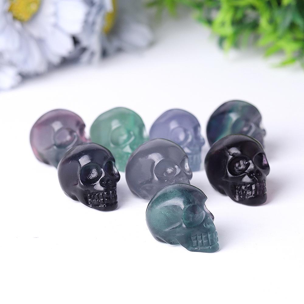 Mini Fluorite Crystal Skull Carvings Crystal wholesale suppliers