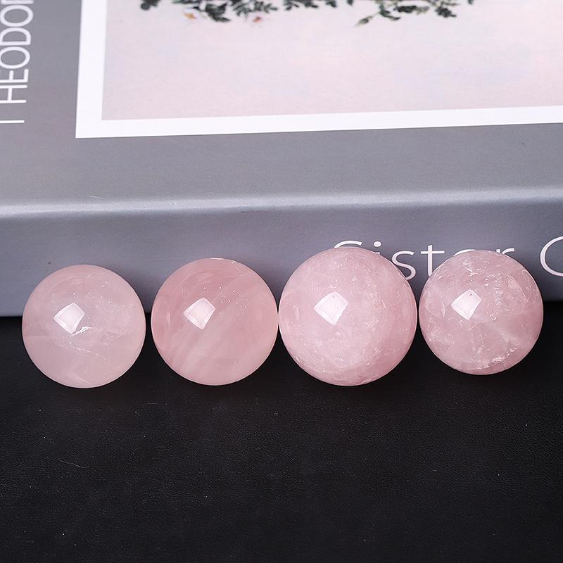 30mm Rose Quartz Crystal Sphere Crystal wholesale suppliers