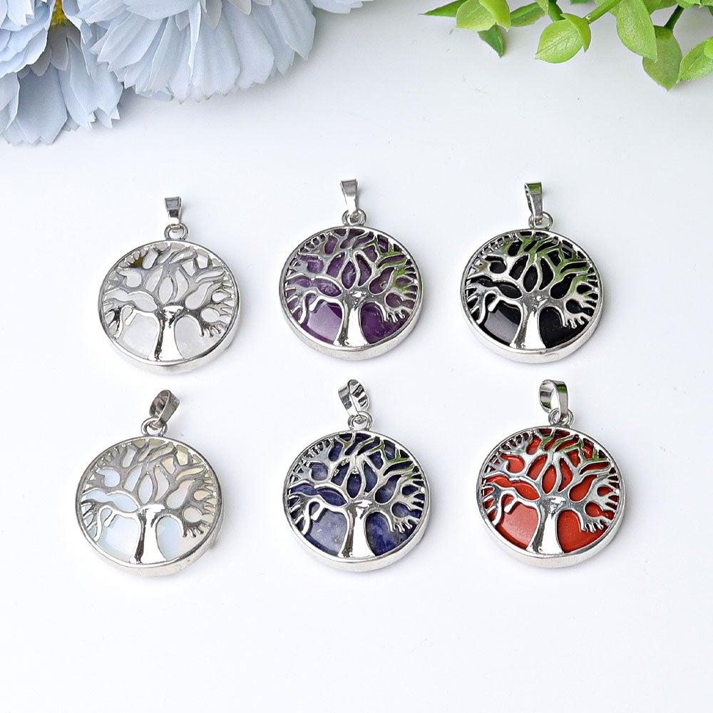 1.2" Tree of life Wrapped Crystal Pendant Crystal wholesale suppliers