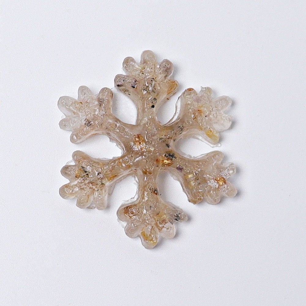 2" Resin Snowflakes Crystal Carvings for Christmas Crystal wholesale suppliers