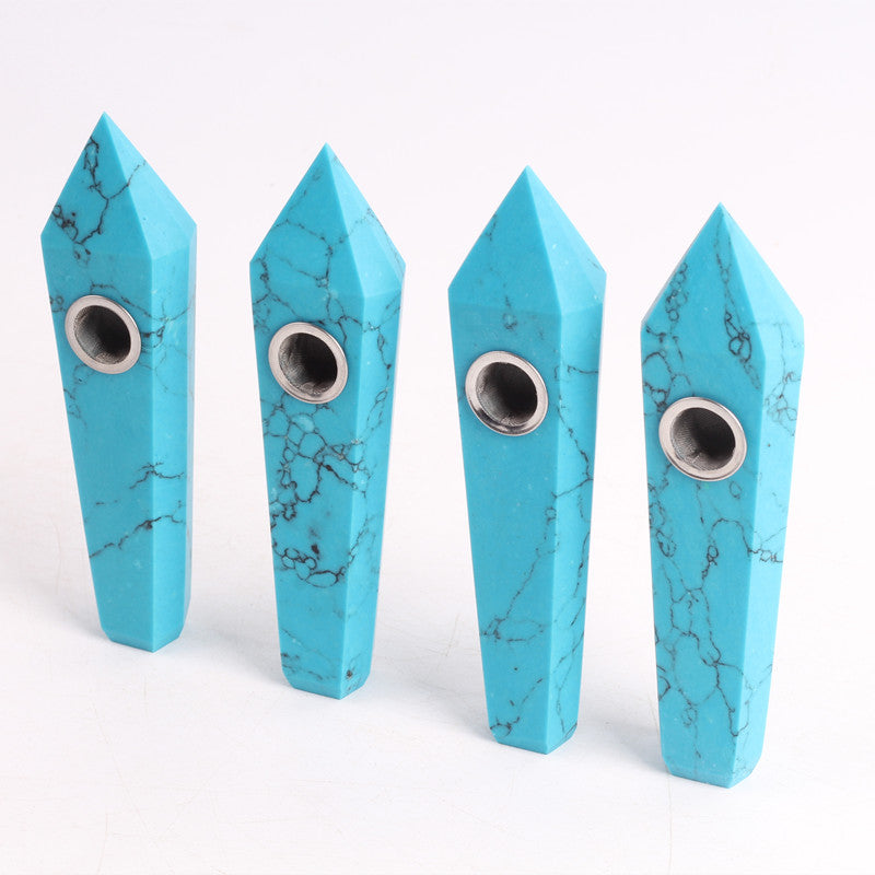 Blue turquoise Smoking Pipe wholesale support mixed customization