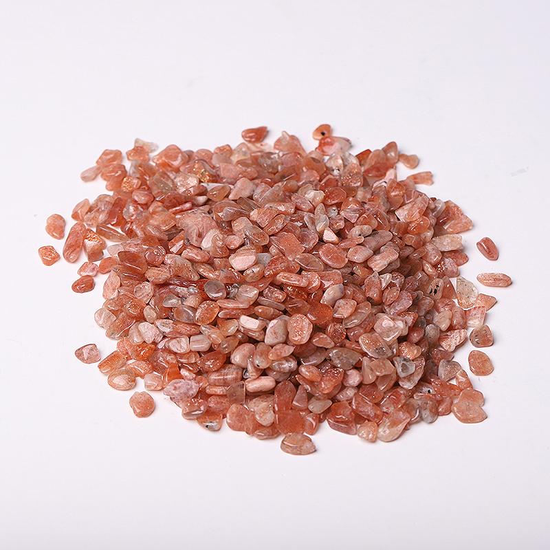 0.1kg Different Size Natural Golden Strawberry Quartz Chips Crystal Chips for Decoration Crystal wholesale suppliers