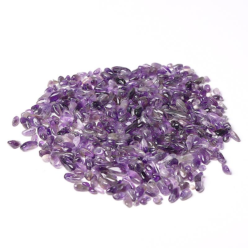 0.1kg 7-9mm High Quality Natural Amethyst Chips Crystal wholesale suppliers