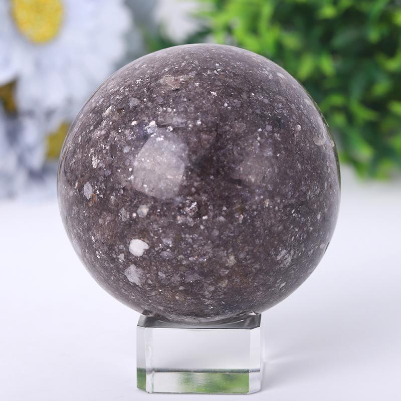 2.5"-4.5" Resin Lepidolite Sphere Crystal wholesale suppliers