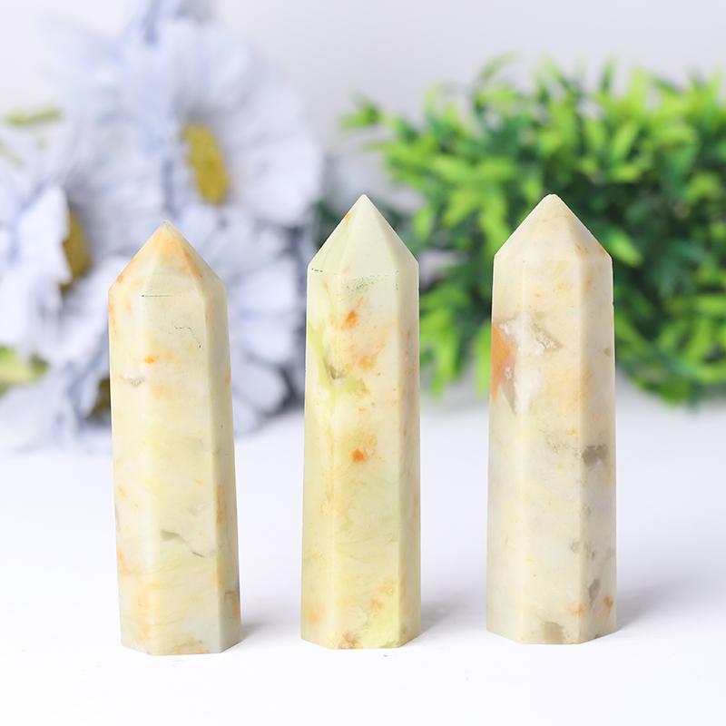 Serpentine Jade Points Crystal wholesale suppliers