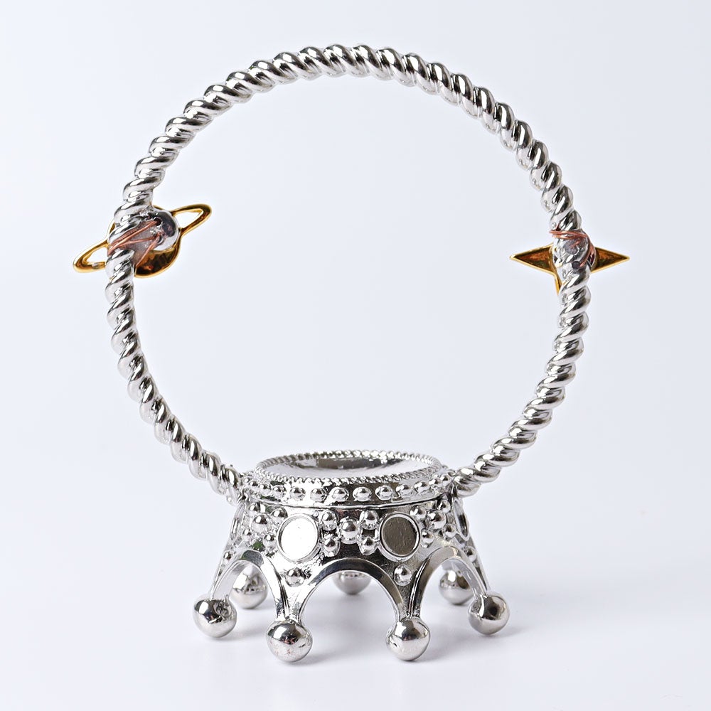 4.3" Metal Crown Design Stand Crystal wholesale suppliers