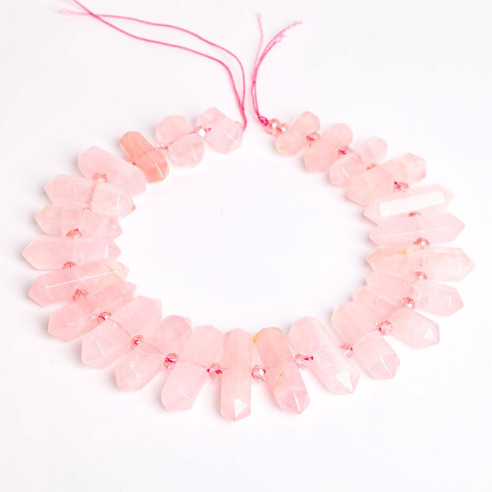 Natural Crystal Point Chain Strings Use for DIY Crystal wholesale suppliers