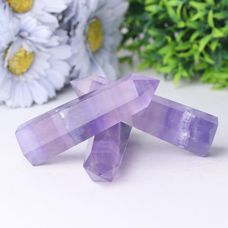 2.4"-4.5" Flourite Crystal tower Crystal wholesale suppliers