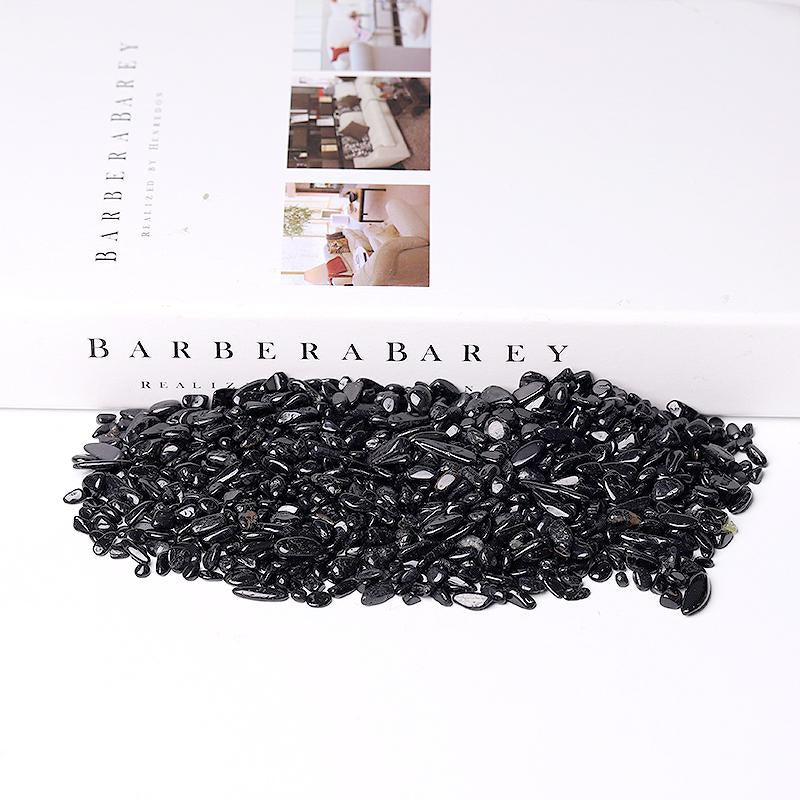 0.1kg Natural Black Tourmaline Chips Crystal wholesale suppliers