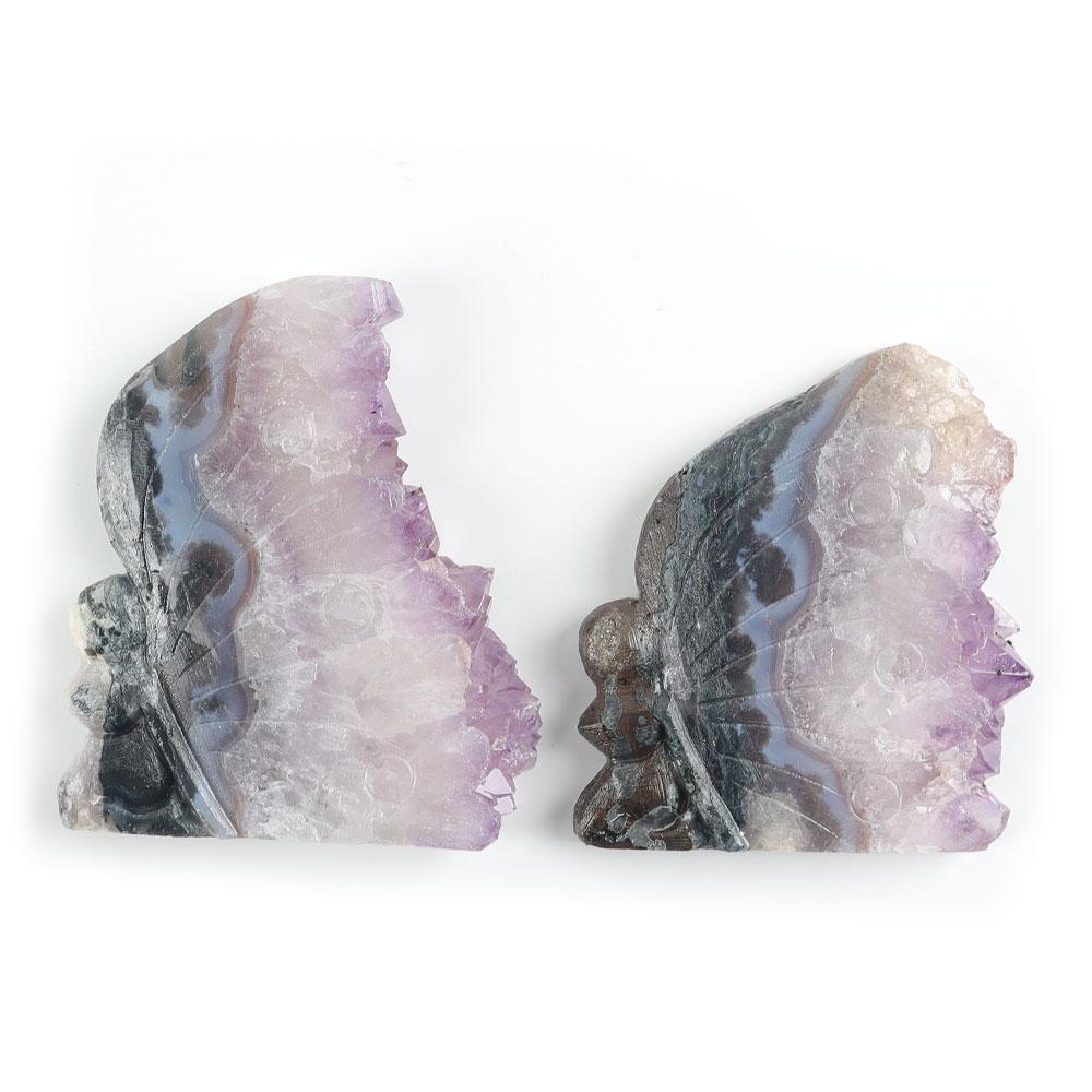 Amethyst Crystal Cluster Stone Carving Fairy Free Form Crystal wholesale suppliers