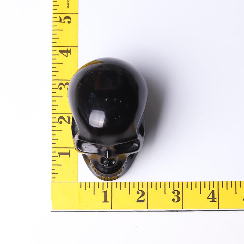 Black Obsidian Skull Crystal Carvings for Halloween Crystal wholesale suppliers