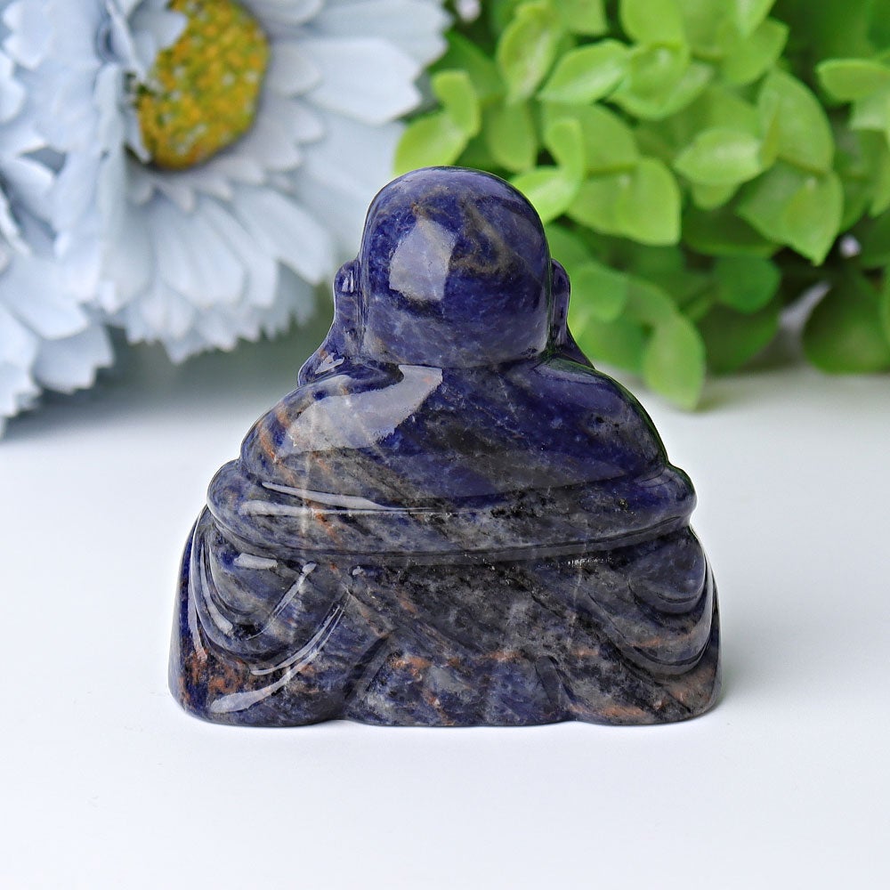 2.4" Sodalite Buddha Crystal Carvings Crystal wholesale suppliers