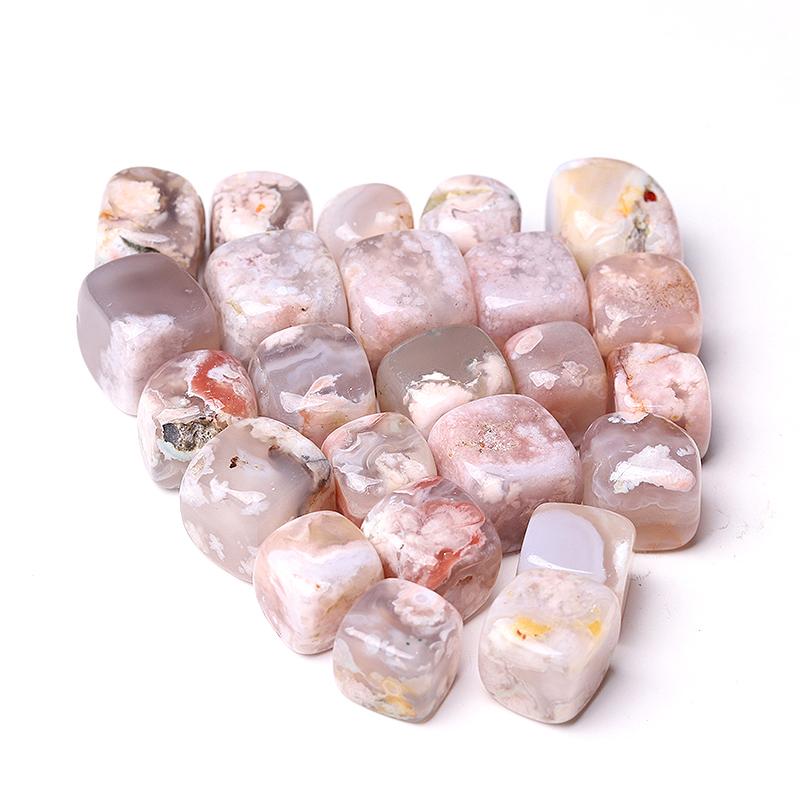 0.1kg 20mm-25mm Flower Agate Cubes Crystal wholesale suppliers