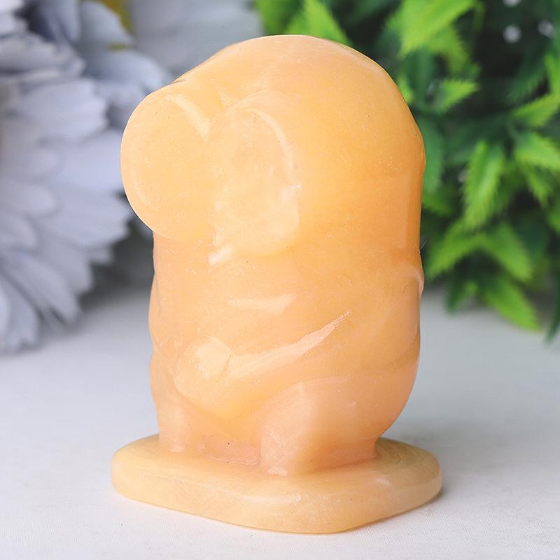 2.5" Yellow Jade Minions Crystal Carvings Crystal wholesale suppliers