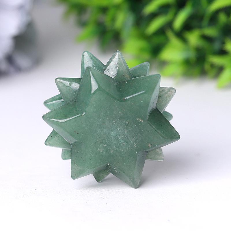 2" Green Aventurine Flower Crystal Carving Crystal wholesale suppliers