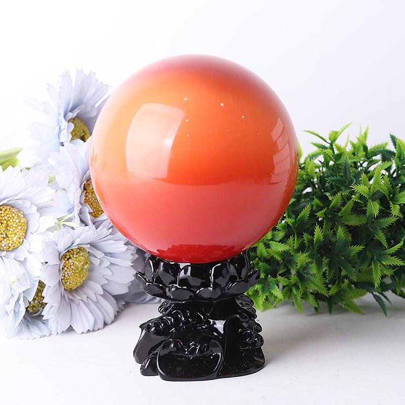 95mm Cat Eye Crystal Spheres Crystal wholesale suppliers