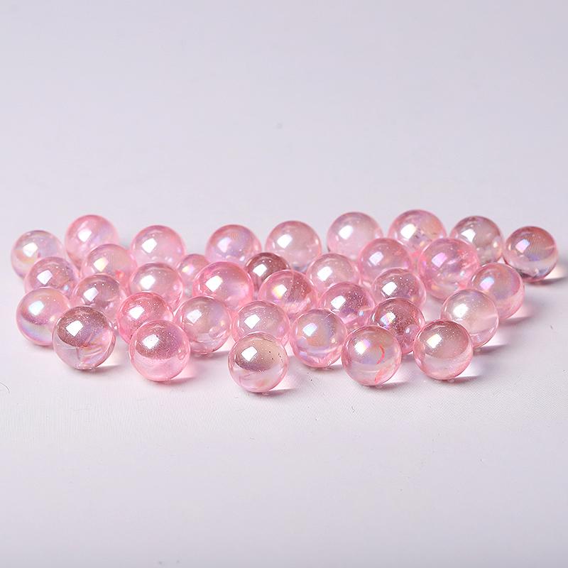 0.5-0.7'' High Quality Pink Aura Crystal Spheres Crystal Balls for Healing Crystal wholesale suppliers