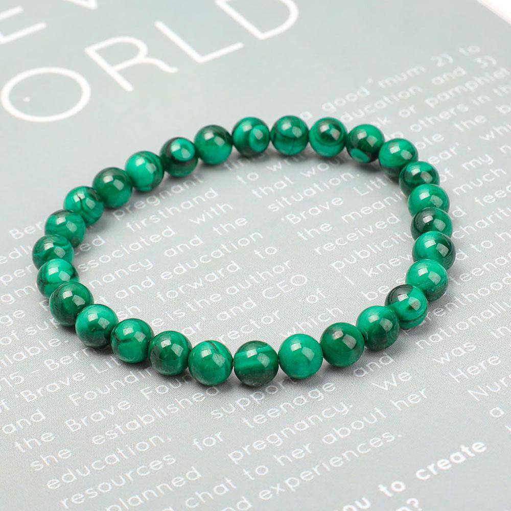 7mm Malachite Bracelet Crystal wholesale suppliers