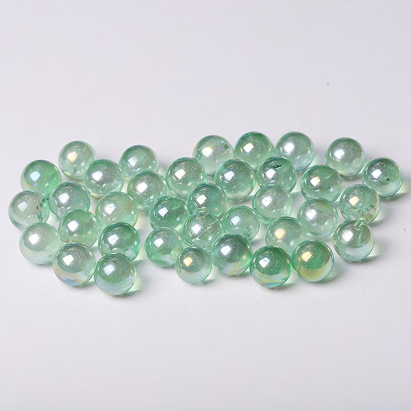 0.5-0.7'' High Quality Green Aura Crystal Spheres Crystal Balls for Healing Crystal wholesale suppliers