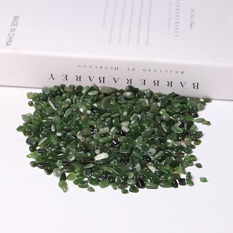 0.1kg Natural Green Jade Crystal Chips Crystal wholesale suppliers