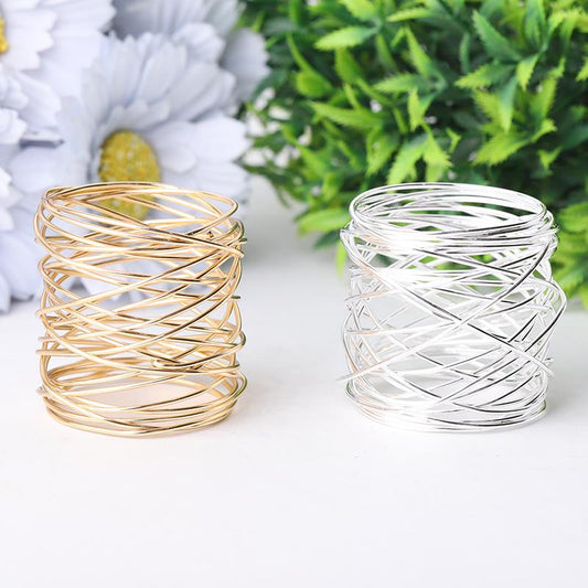 Metal Coil Design Sphere Holder