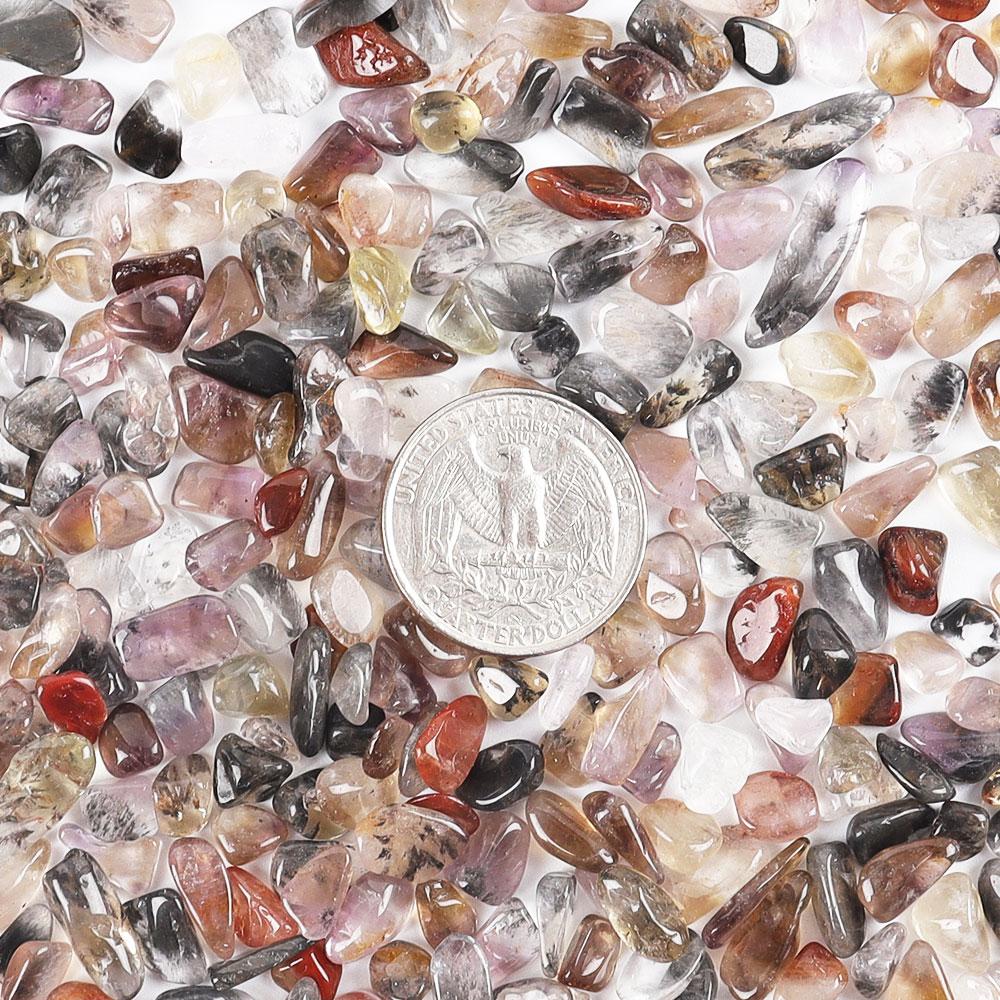 0.1kg Natural Mixed Tumbled Crystal Chips Stone for Home Decoration Crystal wholesale suppliers