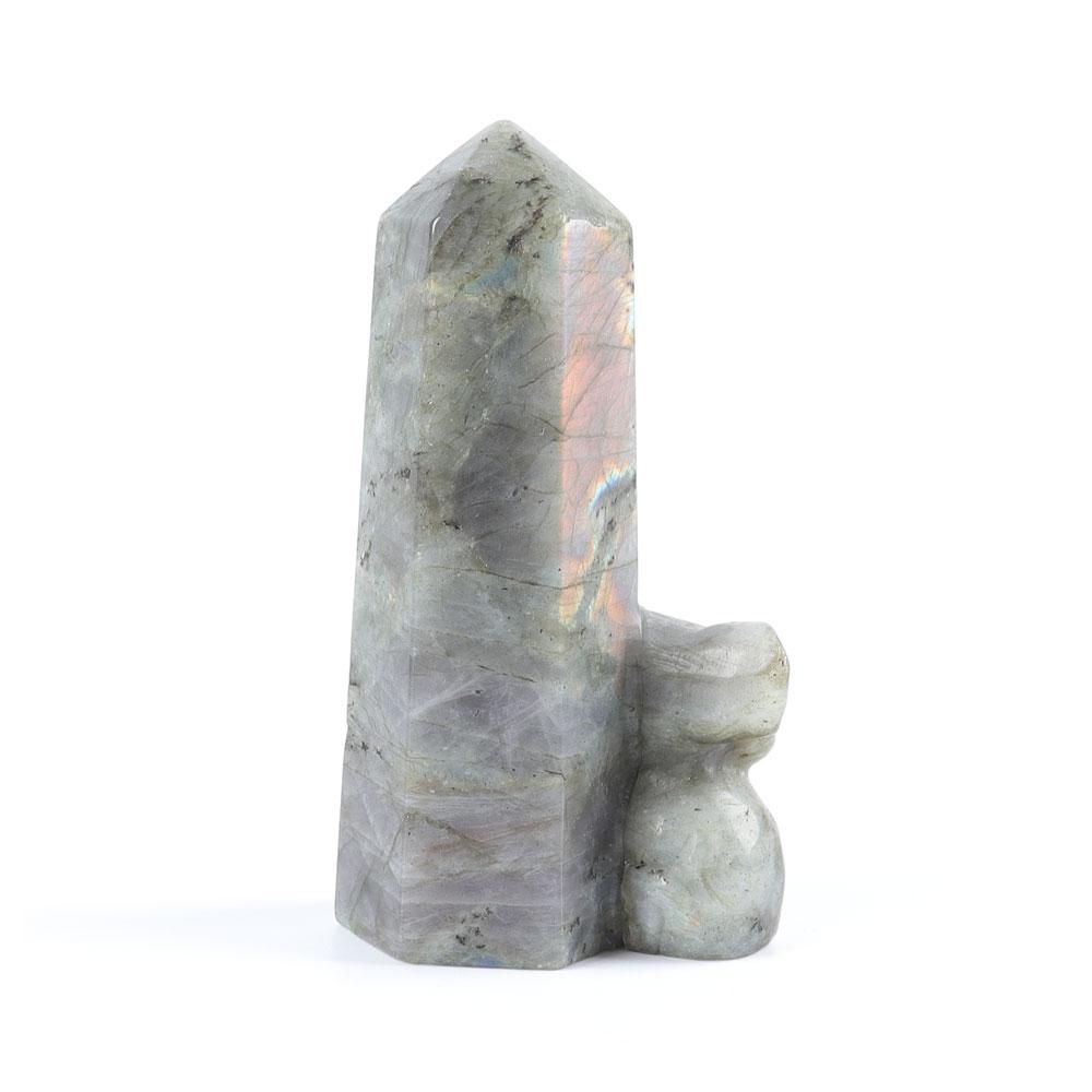Labradorite Tower with Koala Carving Decor Base Crystal wholesale suppliers