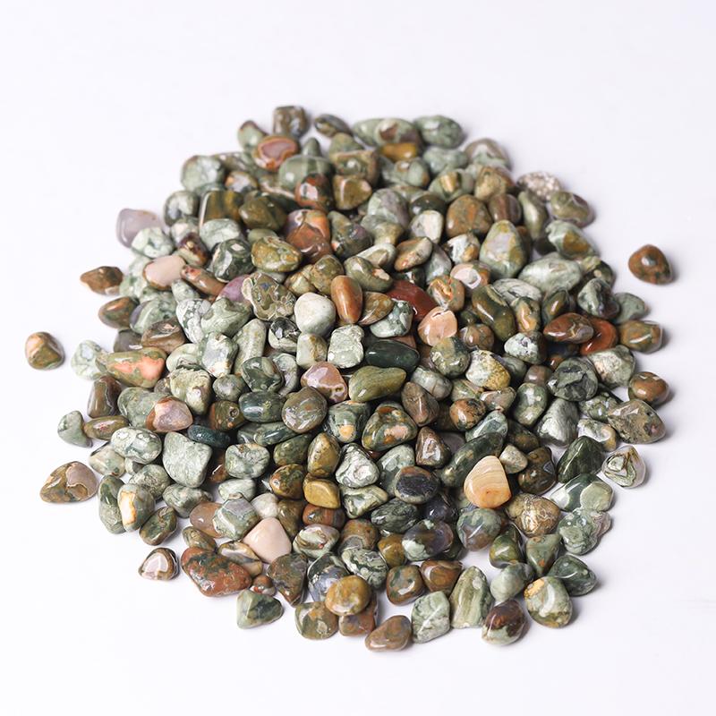 0.1kg Hot Sale 5-7mm Natural Rainforest Jasper Chips for Healing Crystal wholesale suppliers