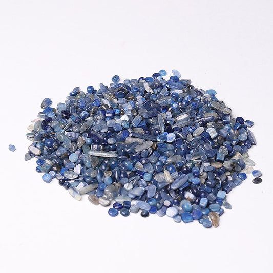 0.1kg 5-7mm Natural Blue Kyanite Chips Crystal wholesale suppliers