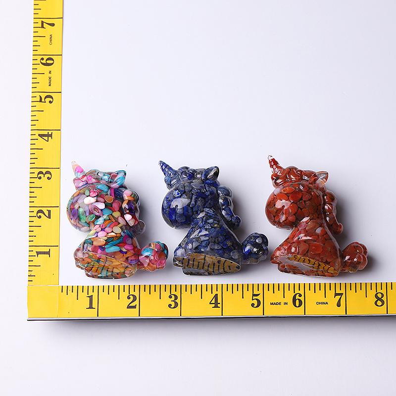 2.5"-3.0" Resin Unicorn Crystal Carvings Crystal wholesale suppliers