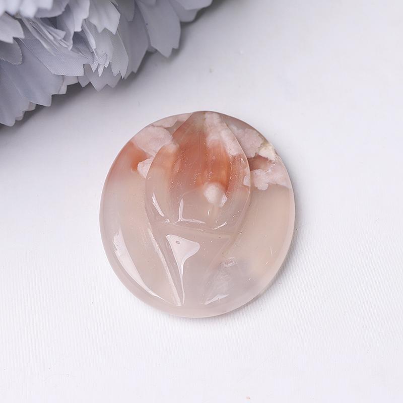 1.5" Flower Agate Crystal Carvings Crystal wholesale suppliers